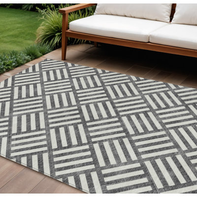 Tapis intérieur / extérieur ivoire lavable 3 pi x 5 pi