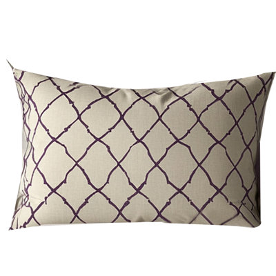 Diamond Grid Throw Pillow