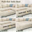 Canapé d'angle convertible Belrose 82 po en lin, beige, avec lit gigogne et rangement sous l'assise-356982825