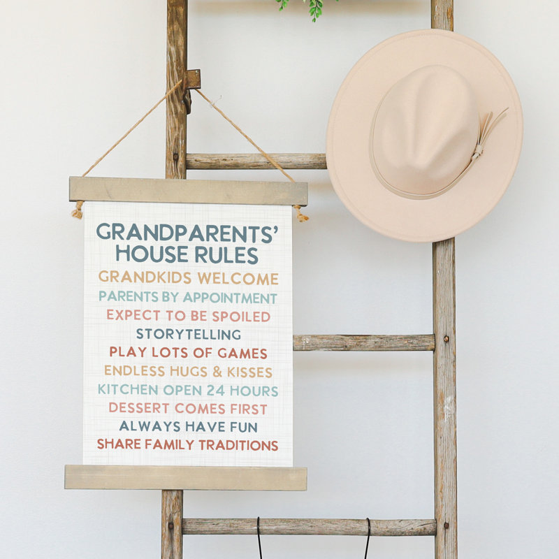 « House Rules », H 15,5 po x l 28 po