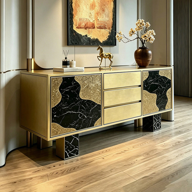 American-style modern light luxury sideboard