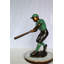 Nifao Bronze Baseball Boy Statue – Young Athlete Mid-Swing Sculpture with Green & Brown Patina – Lost Wax Cast Bronze Sports Artwork for Garden, Park, or Home Decor 27" x 12" x 24"H