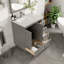 Meuble-lavabo en porcelaine encastrable l 30 po x P 18 po Brightling-767592394