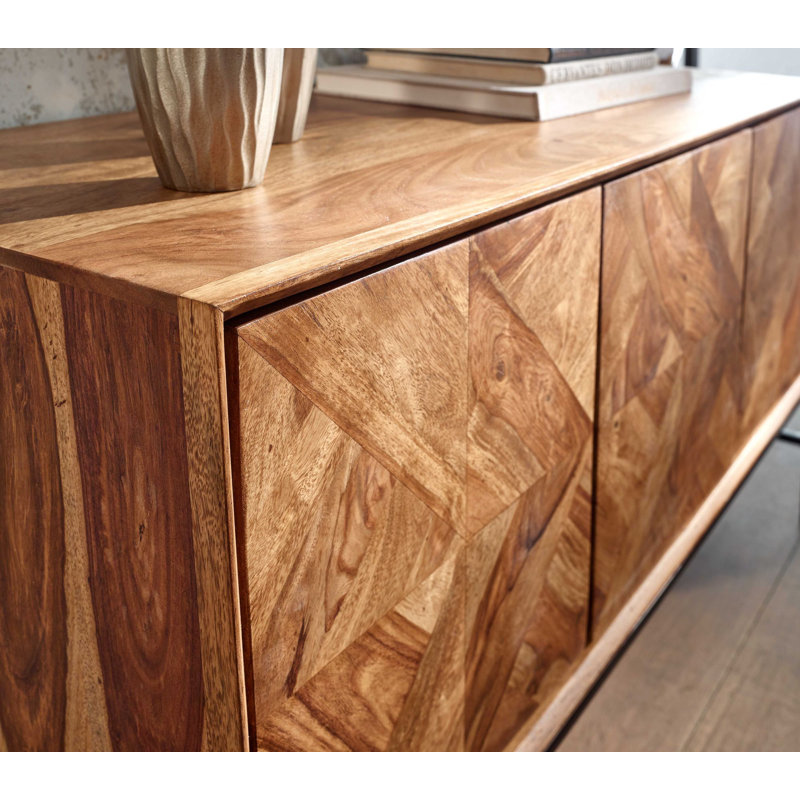Bisham 123cm Solid Wood Sideboard