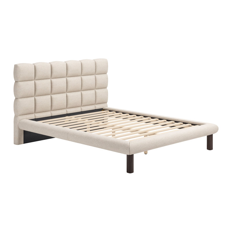 Lit Placid beige, Grand lit