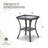 Bonia Wicker Rattan Side Table With Built-In Glass-1448077900