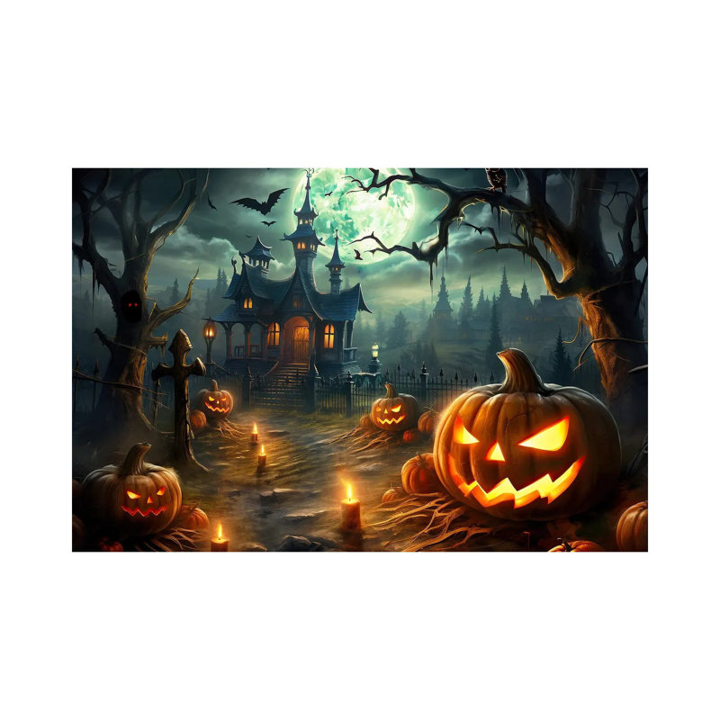 Tricks Or Treats - reproduction d'art murale - toile encadrée, H 26 po x l 40 po, Toile tendue, Ne s’applique pas