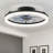 Demaury 20'' Flush Mount Dimmable Ceiling Fan with LED Lights-2140420710