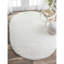 Tapis de couloir à poil long blanc cassé uni pour le salon, la chambre à coucher, la salle à manger, la chambre de bébé, le vestibule et le couloir Exmouth-49713994