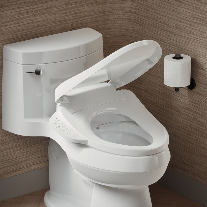 C3® 155 Cleansing Elongated Toilet Seat, Cream