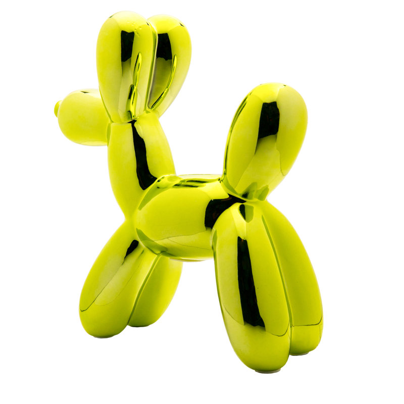 Tirelire pour chien en céramique Plus, Chaux, H 12 po x l 4 po x P 12 po