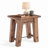 Solid Wood Farmhouse Accent Table, 27"W