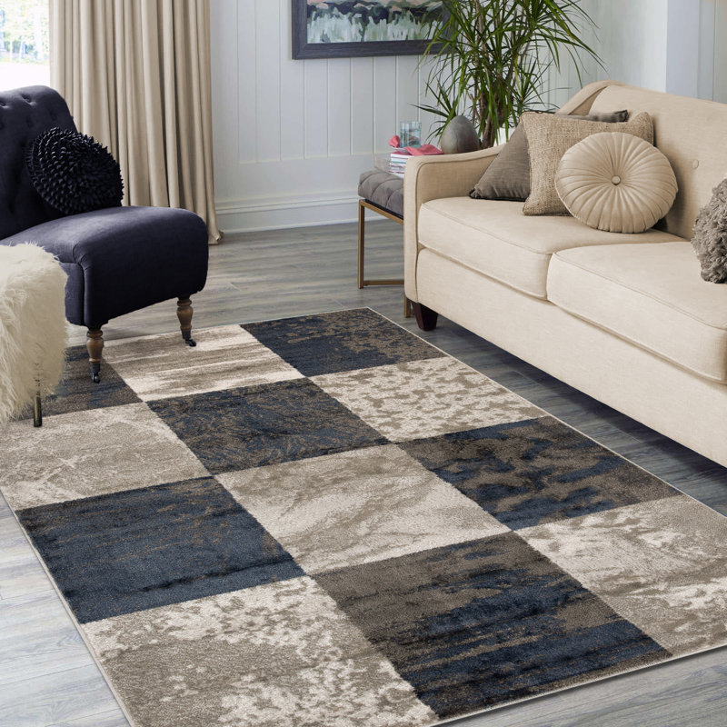 Patchwork Indoor Rug, Rectangle 7' x 9'