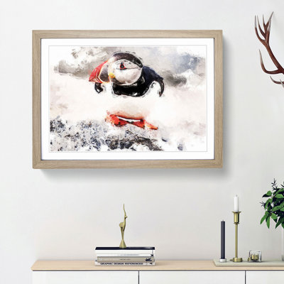 Atlantic Puffin - Framed Print