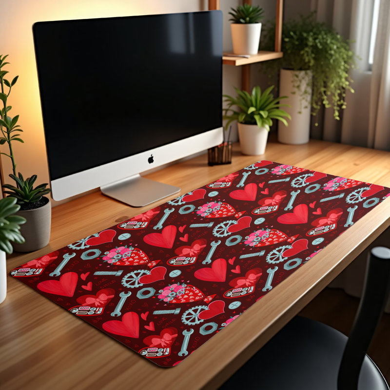 Polyester Desk Pad, 31.5x15.5