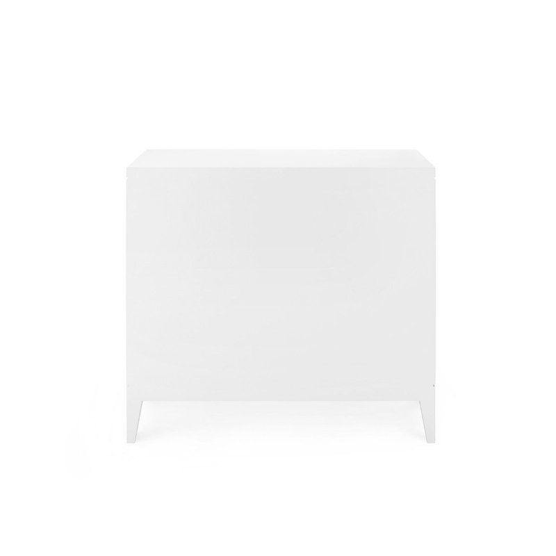 Astor 3 - Drawer Nightstand, White/Taupe