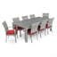 Cannes 9 Piece Dining Set with Cushions-679041294
