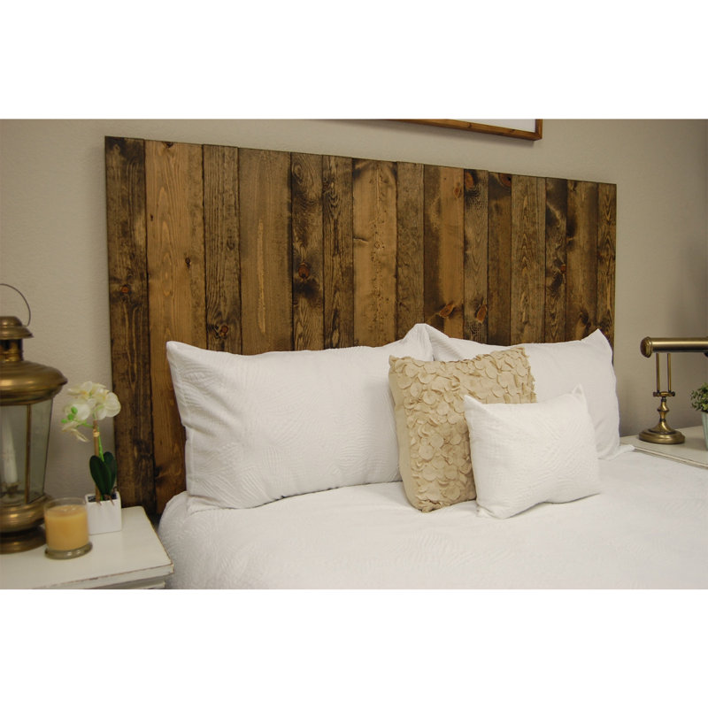 Solid Wood Panel Headboard