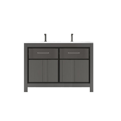 Ensemble de meuble-lavabo double 48 po