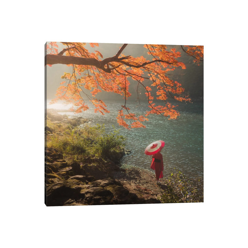 Autumn in Japan XVII 1 Piece Wall Art on Canvas, 66.04 cm H x 66.04 cm W x 1.91 cm D, Wrapped Canvas