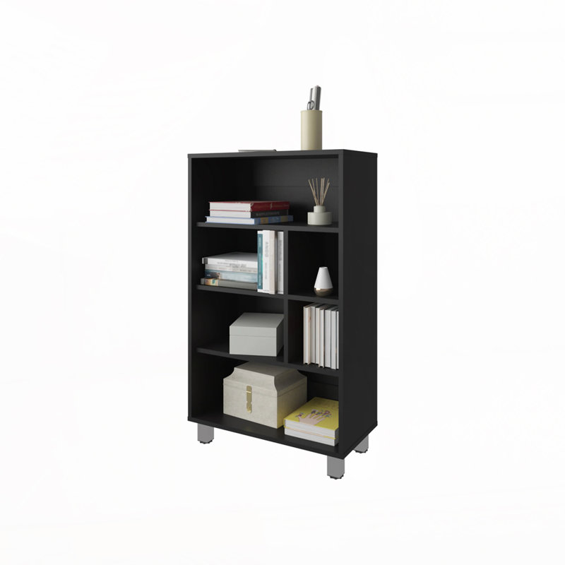 Bookcase with 6 Shelf, Black