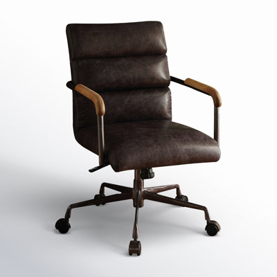 Springtown Genuine Leather Conference Chair