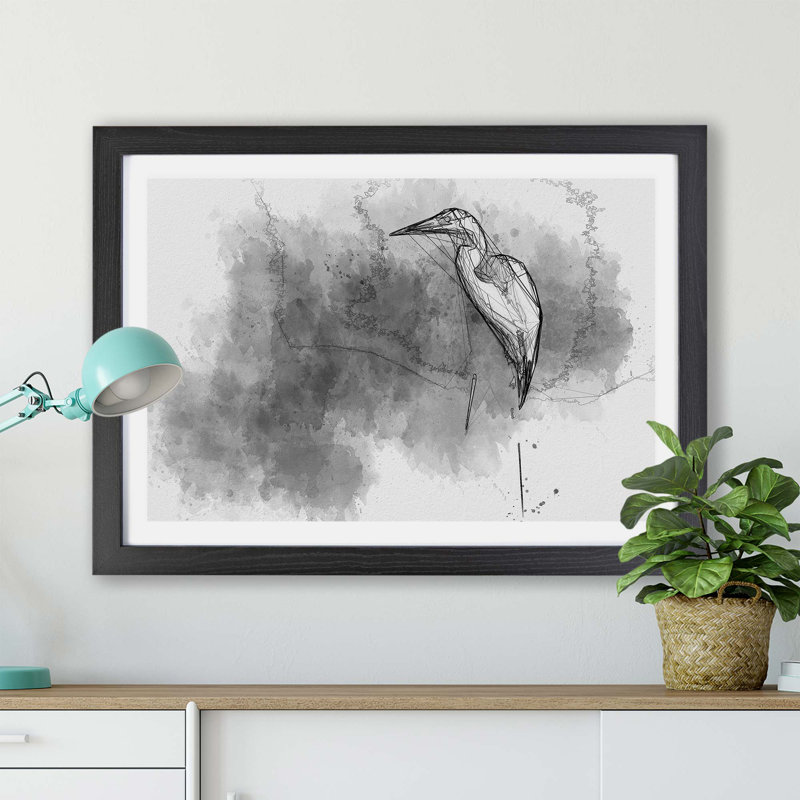 Stonehenge Wiltshire England - Framed Print, 45cm H x 63cm W x 2cm D, Black