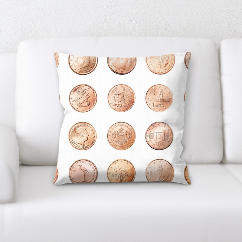 Microsuede Throw Pillow