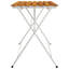 Graceland Rectangular Metal Folding Outdoor Bistro Table , 100cm cm W 54cm cm D-1354921318