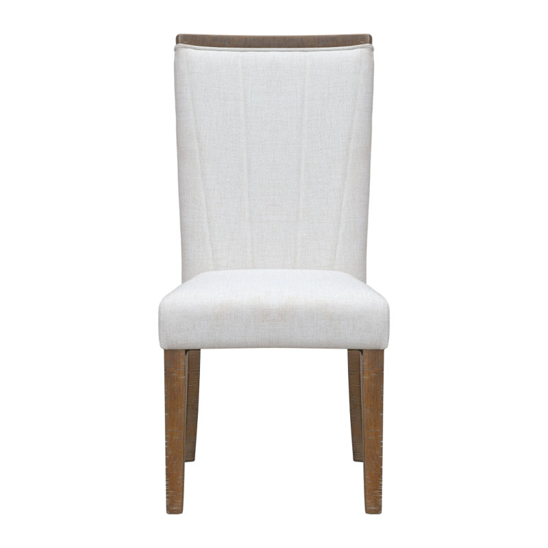 Hallanden Dining Table + 8 Chair Set, Sand/White