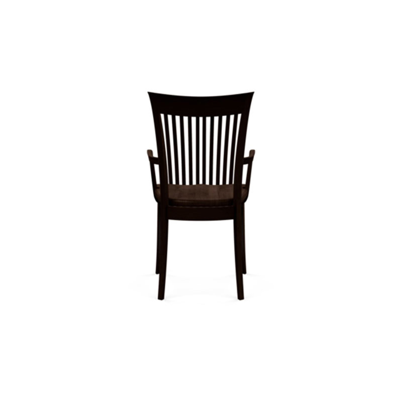 Sarah Upholstered Arm Chair, Smoke Cherry, None