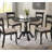 Riveria 42" Round Solid Wood Top Dining Table -387768021