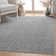 Nuzzo Nightscape Modern Geometric Flat-Weave Gray Area Rug