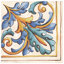 Toscana 7-7 / 8 po X 7-7 / 8 po Carreau de porcelaine pour plancher et mur