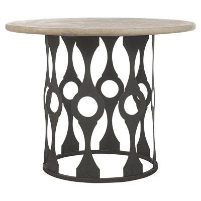 Balustrade 48'' Iron Pedestal Dining Table