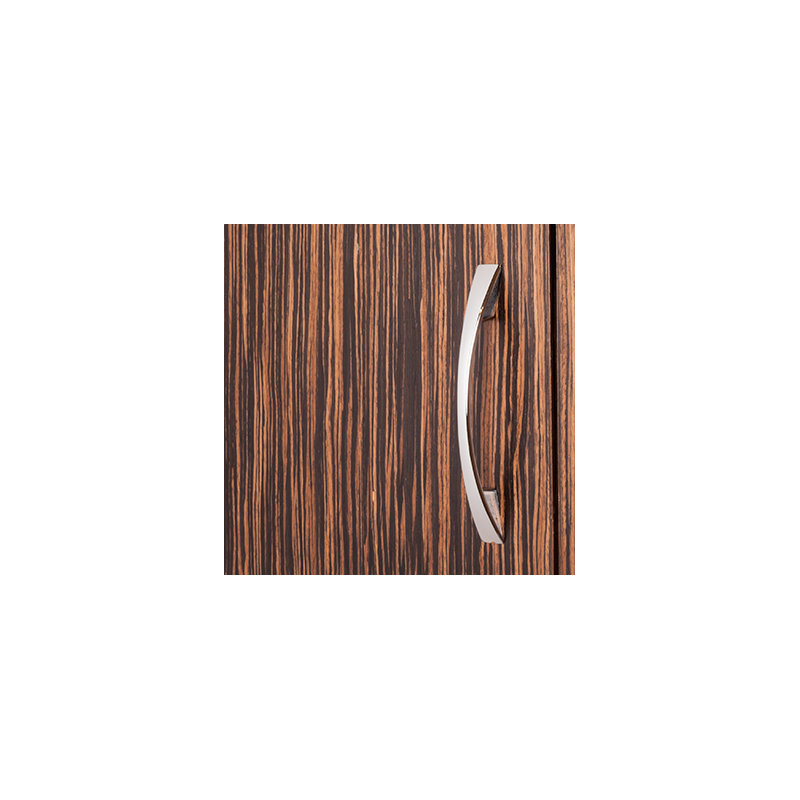 Regan Arch Pull, 5", Polished Chrome