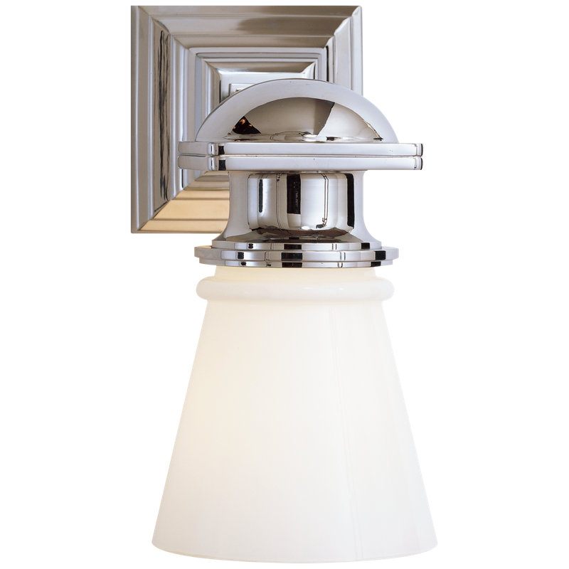 Chapman & Myers New York Subway Single Light, Chrome