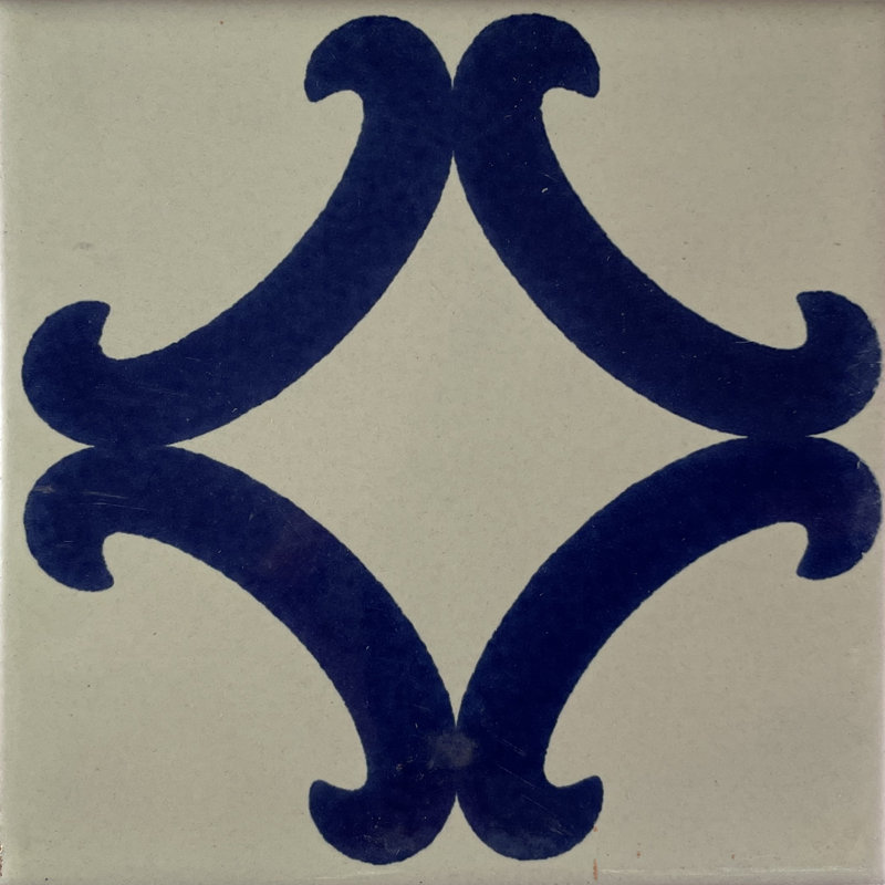 4.2" x 4.2" 9pcs TalaMex Serena Talavera Mexican Tile