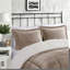 Ensembles de literie en sherpa moelleux, polyester grand confort rustique