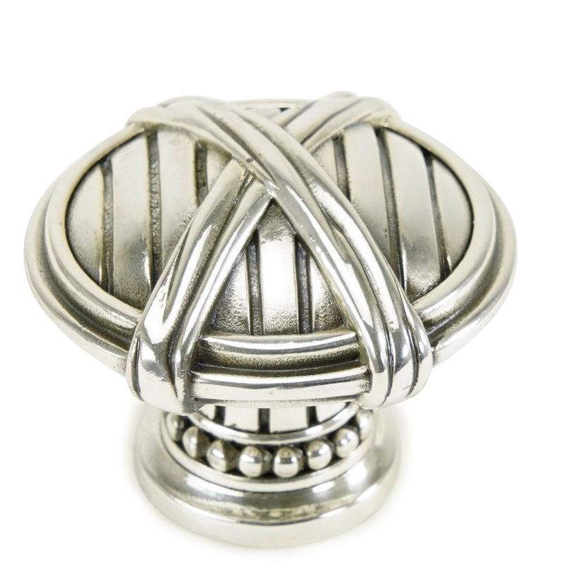 BERKLEY KNOB, Burnish Silver