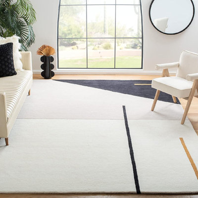 Tapis en laine touffeté à la main Delahni