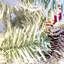 Ensemble de 4 pièces d'arbre de Noël artificiel pré-éclairé, guirlande,  et ensemble de 2 arbres d'entrée avec lumières DEL