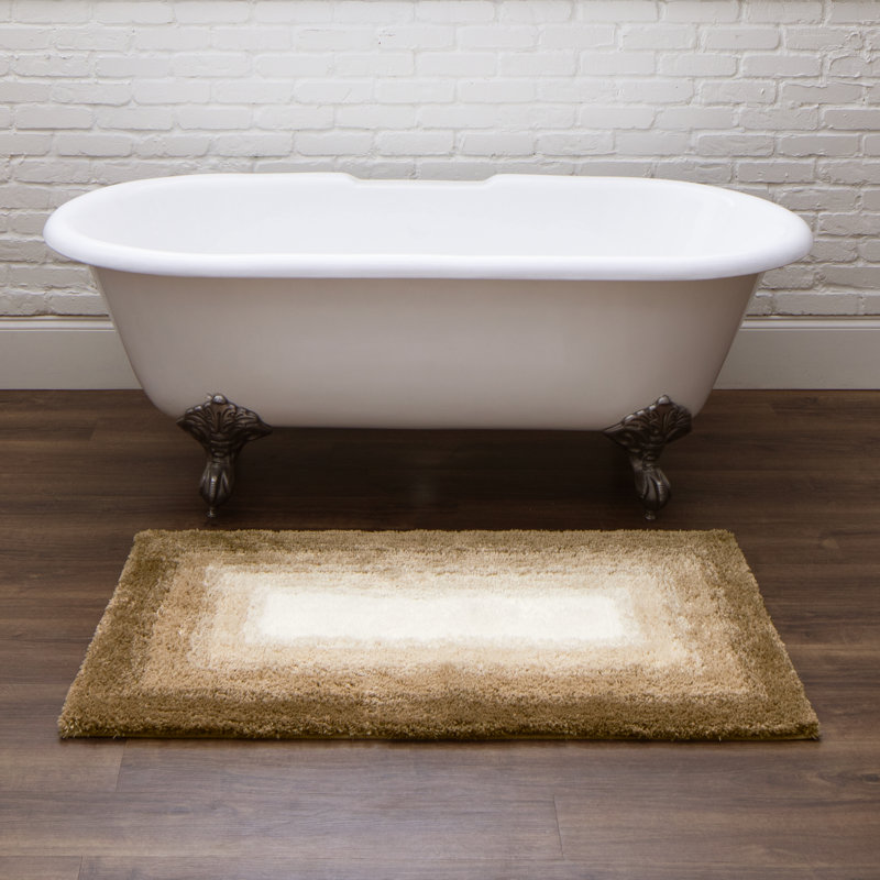 Tapis pour salle de bain Sparkman, Orge, L 24 po x L 60 po