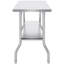 Table de préparation commerciale pliable commerciale 48 x 24 pouces