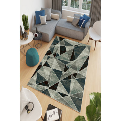 Premium Hall Carpet, 3.3 x 6.6 ft, Grey | 100% Polyester, 650 g/m² | Antibacterial, Non-Slip PVC Dot Underside | Machine Washable, Eco-Friendly, 0.2 in Pile Height | Perfect for Entryway, Living Room & Bedroom