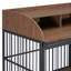 Meuble de rangement robuste pour chien de 44 po avec roulettes verrouillables-676707584