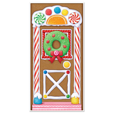 Couvre-porte de Noël en pain d'épice