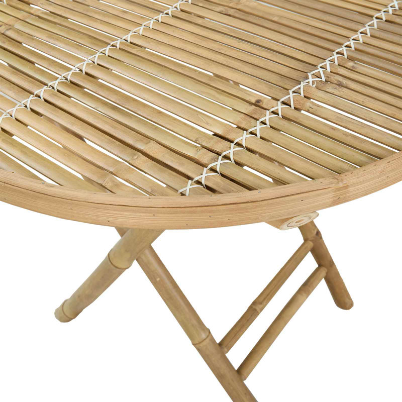 Round Folding Outdoor Dining Table , 80cm cm W 80cm cm D