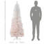 Grand sapin de Noël artificiel non éclairé avec branches réalistes et base en acier-161148864