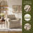 Vintage Upholstered Lounge Chair Compression No Assembly Required Accent Chair-626782663